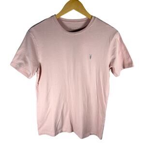ALLSAINTS Brushed Cotton Crew Neck T-shirt Men’s S - Preppy Luxury Streetwear